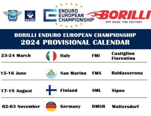 Borilli Enduro European Championship: 2024 provisional calendar