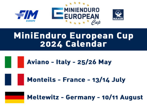 MiniEnduro European Cup: 2024 calendar